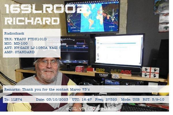 eQSL 169LR002 Mr. Richard